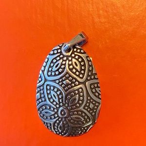 Retired James Avery Floral Pendant-Rare